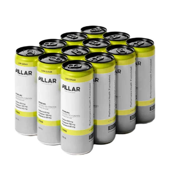 Sparkling Electrolyte Hydration RTD by Pillar Performance