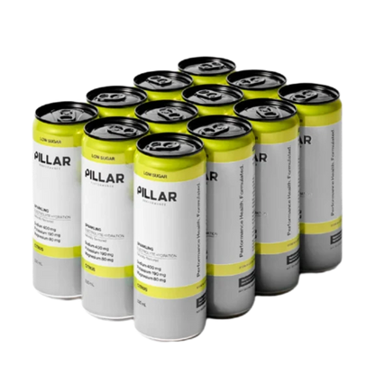 Sparkling Electrolyte Hydration RTD by Pillar Performance